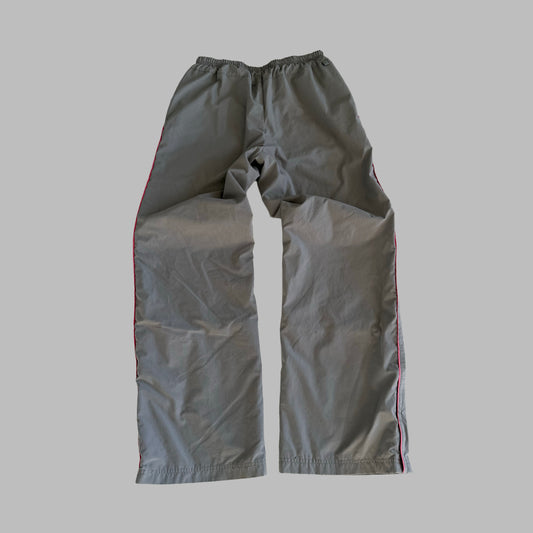 Y2K Nike Striped Wide Leg Track Pants - S