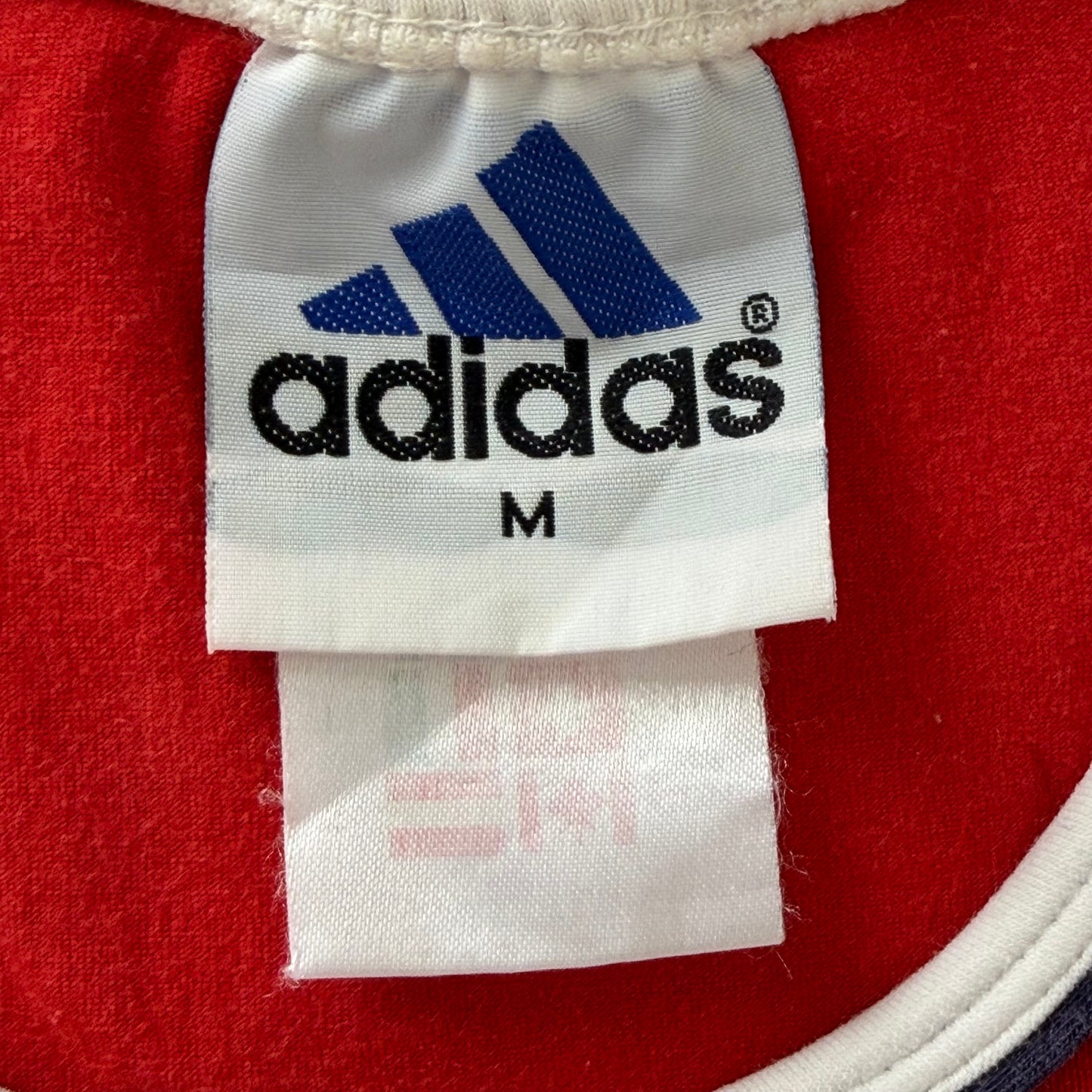 Y2K Adidas Three Stripe Activewear Racer Back Tank - M
