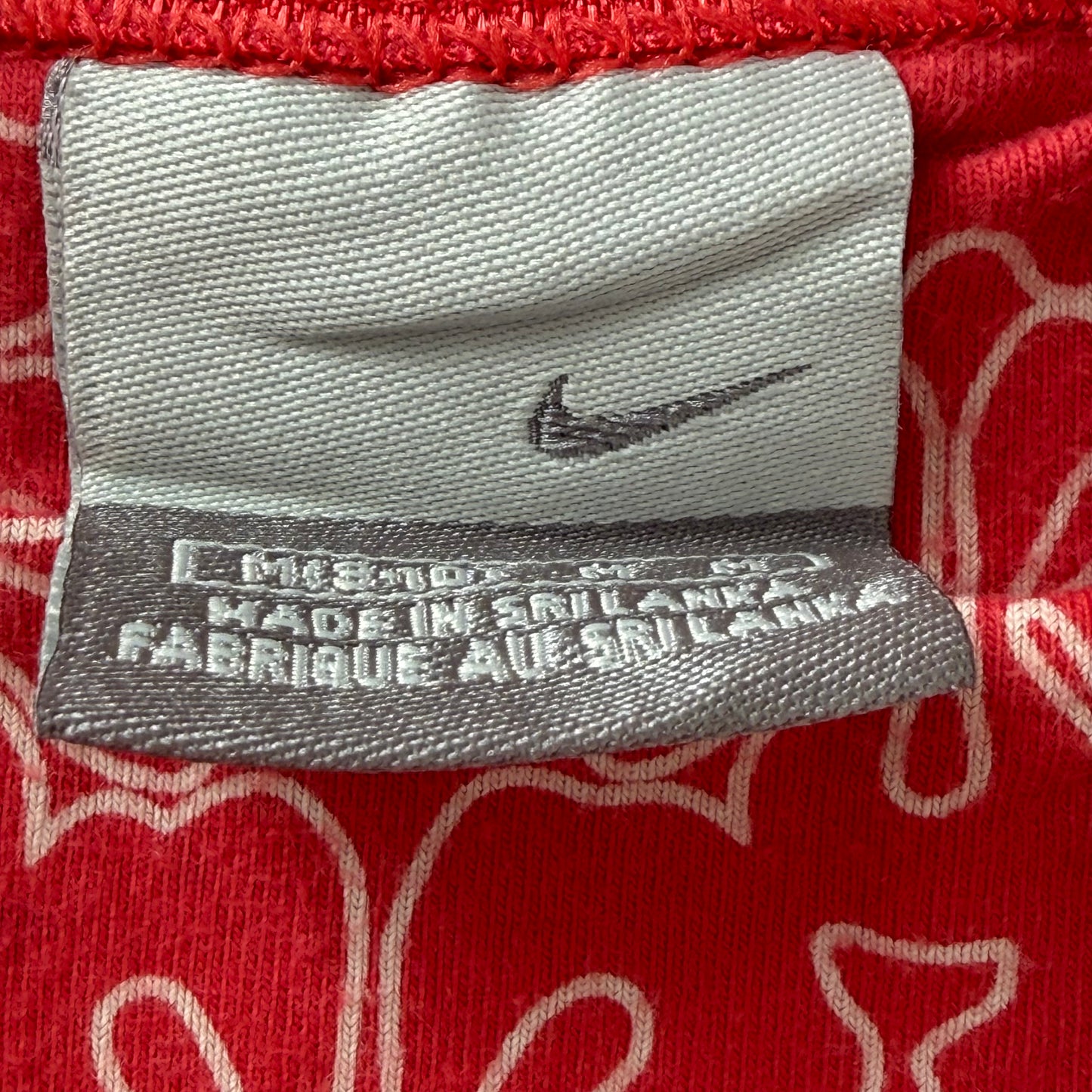 Y2K Nike Hibiscus Print Tank - S/M