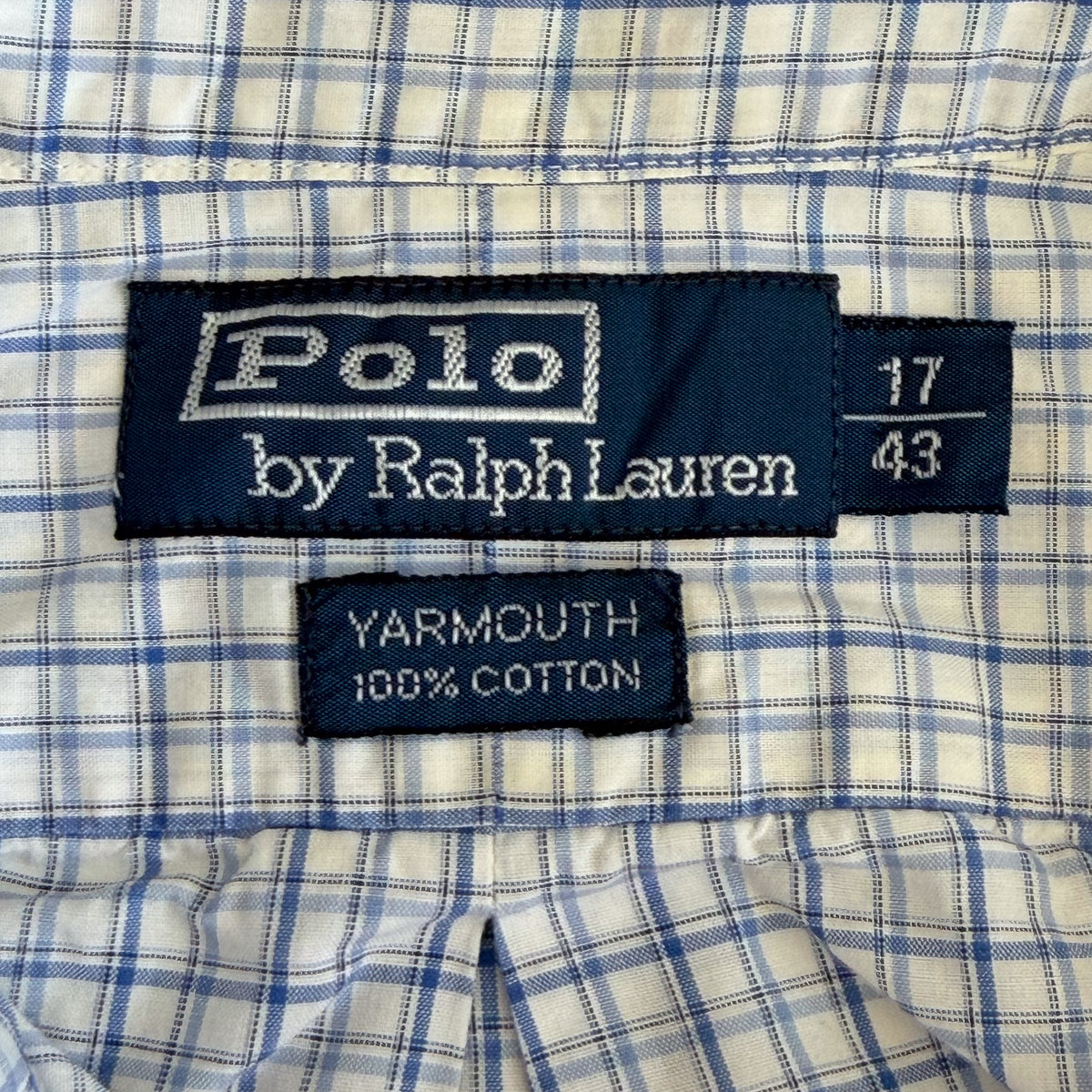 90s Polo Ralph Lauren Checkered Button Up Shirt - XL