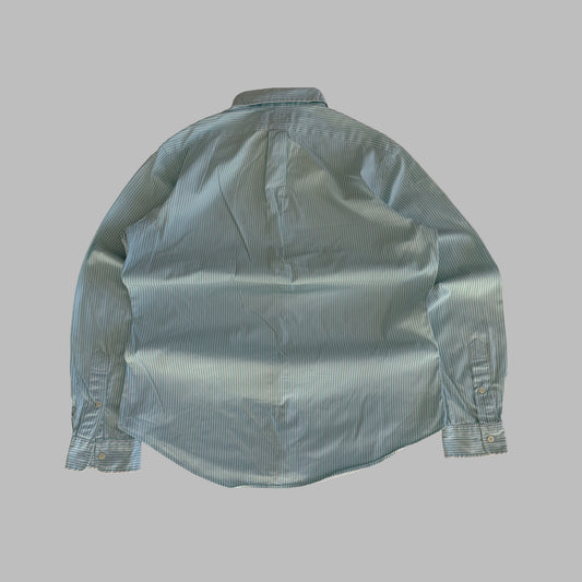 90s Polo Ralph Lauren Striped Button Up Shirt - L