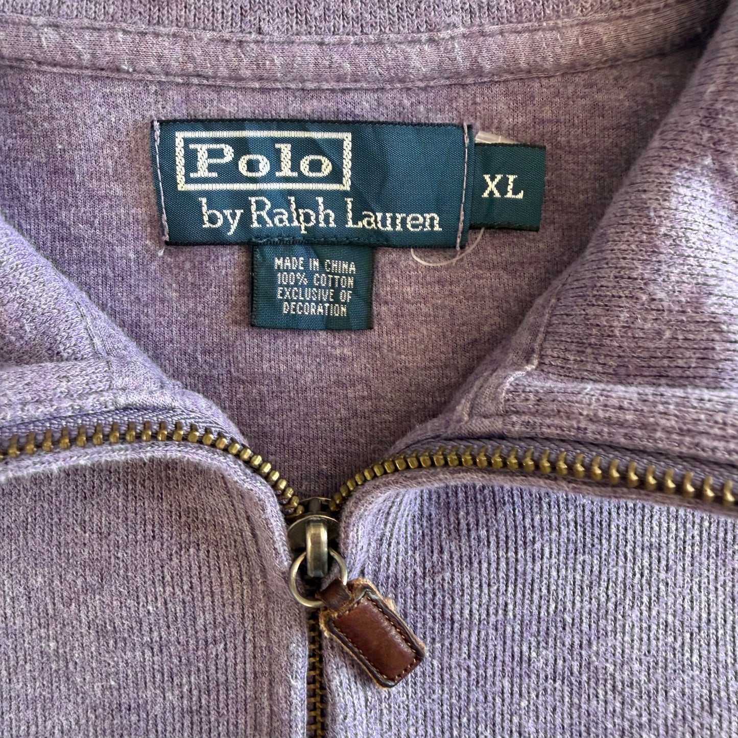 90s Polo Ralph Lauren Quarter Zip - XL