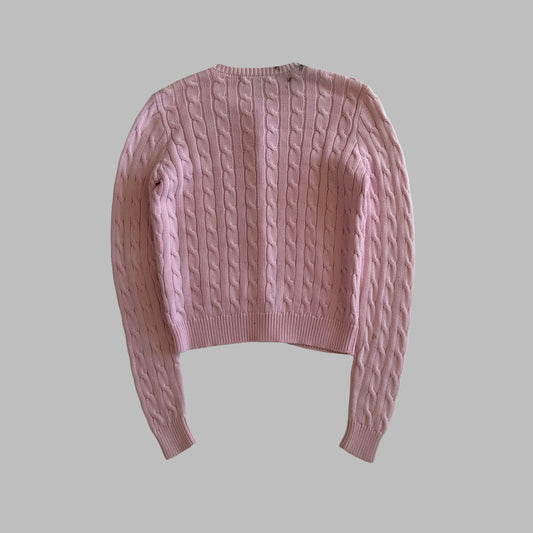 Ralph Lauren Cable Knit Cardigan - Large