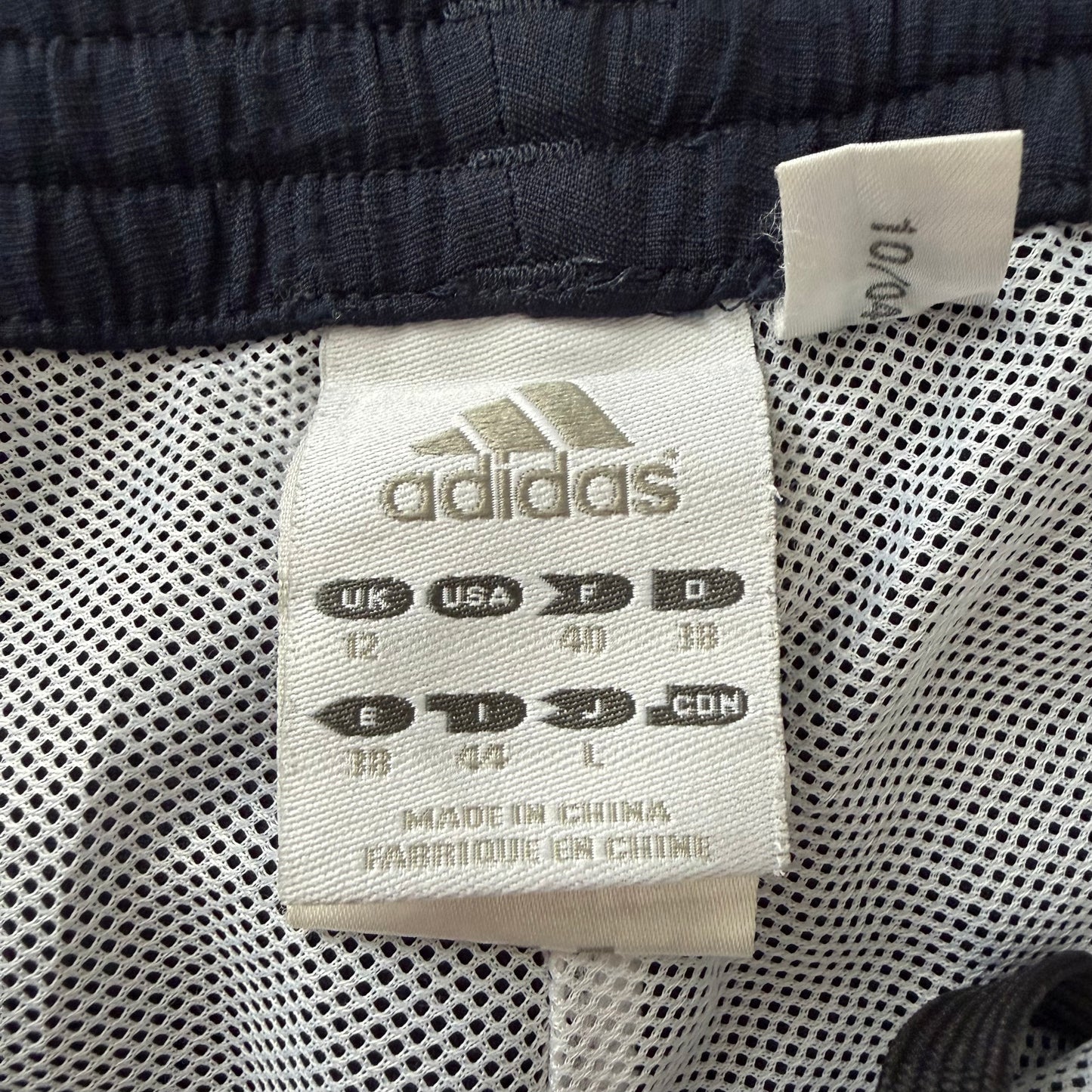 Y2K Adidas Three Stripe Track Capris - M
