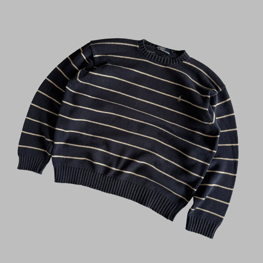 Ralph Lauren Striped Heavy Knit - X-Large