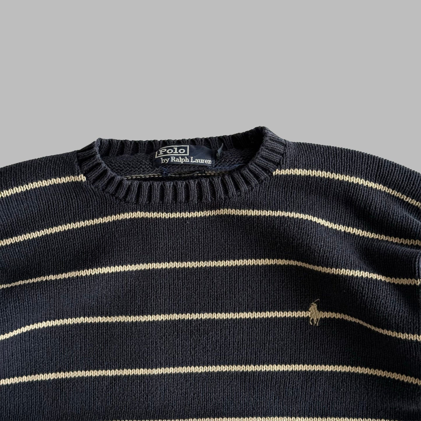 Ralph Lauren Striped Heavy Knit - X-Large