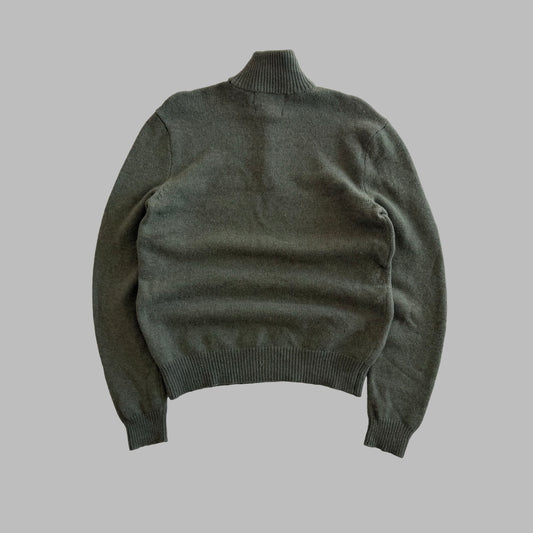 90s Polo Ralph Lauren Lambswool Quarter Zip - M