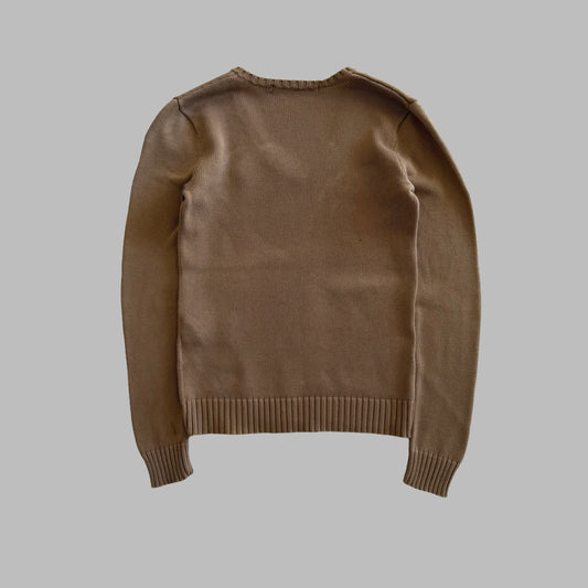 Y2K Polo Ralph Lauren V-neck Sweater - S