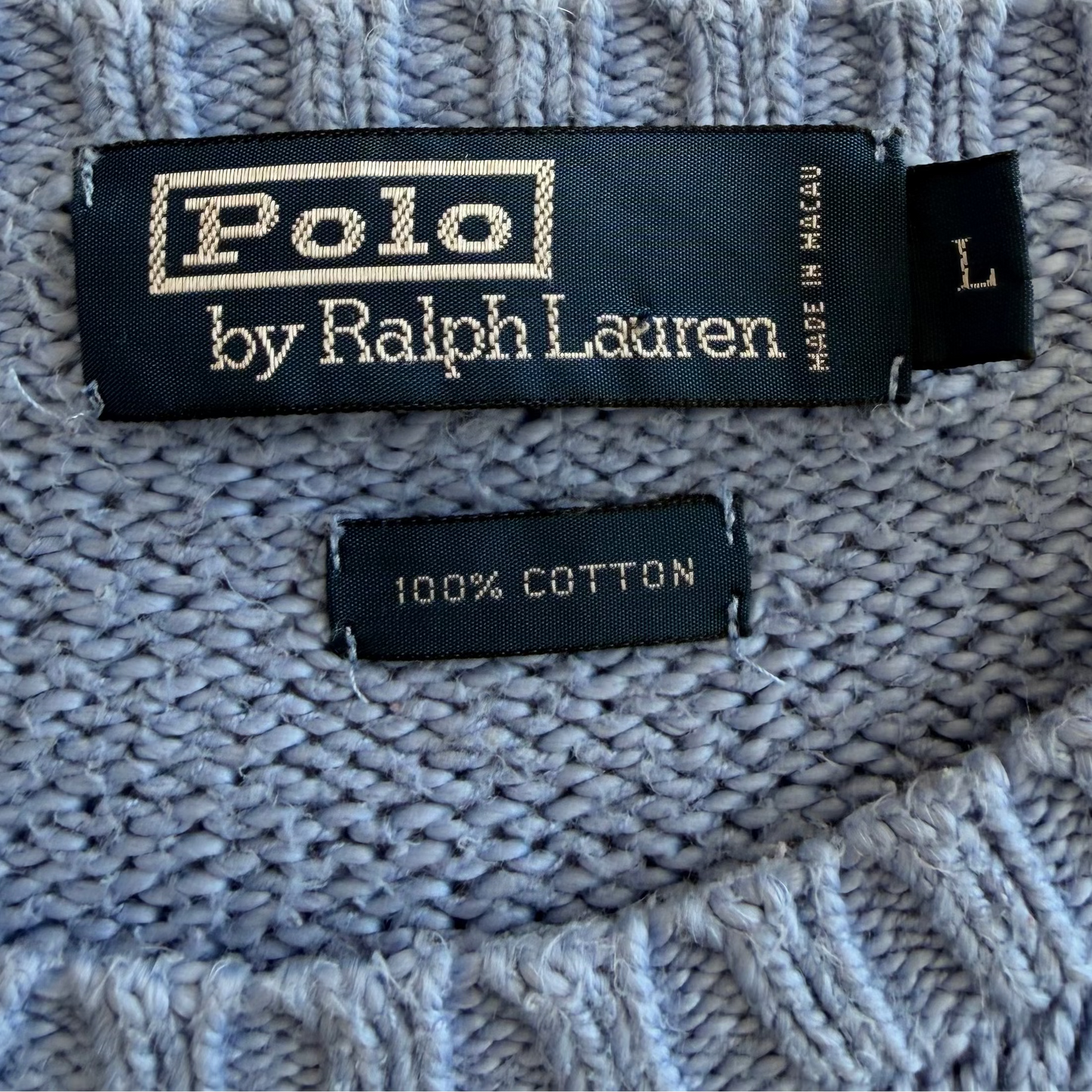 90s Polo Ralph Lauren Heavy Knit - L