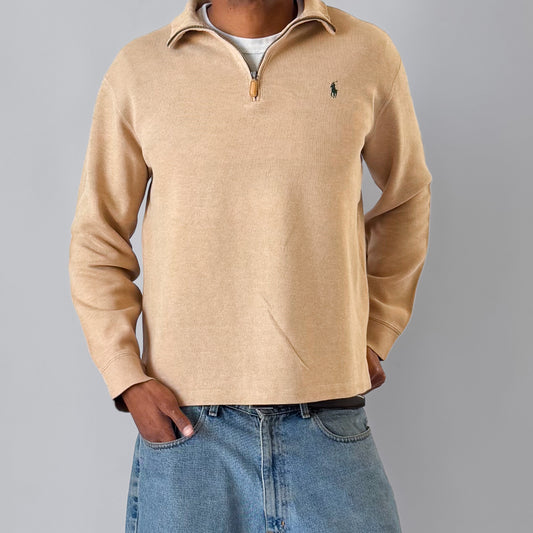 90s Polo Ralph Lauren Boxy Quarter Zip - L