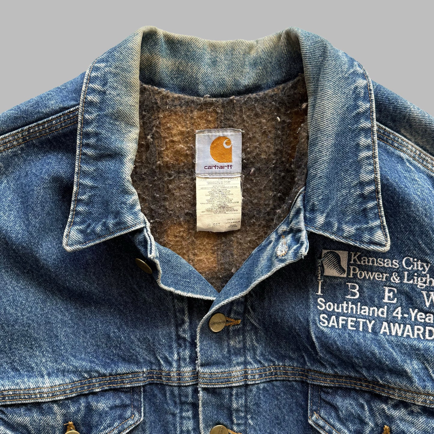 Carhartt Denim Chore Jacket - Large