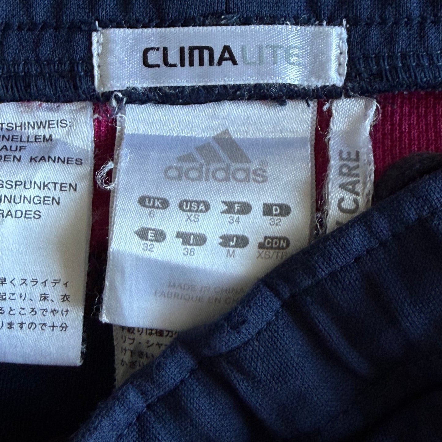 Y2K Adidas Three Stripe Active Track Pants - L