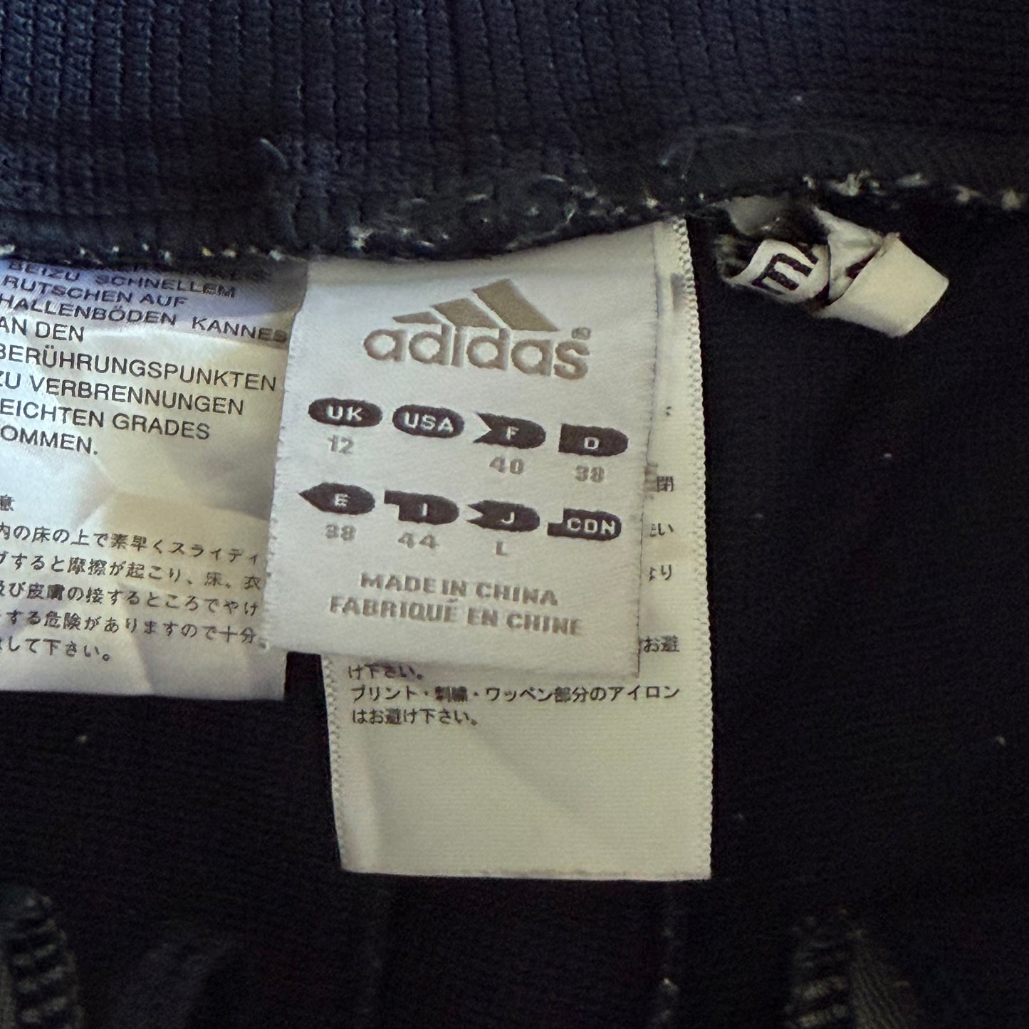 Y2K Adidas Three Stripe Capris - S