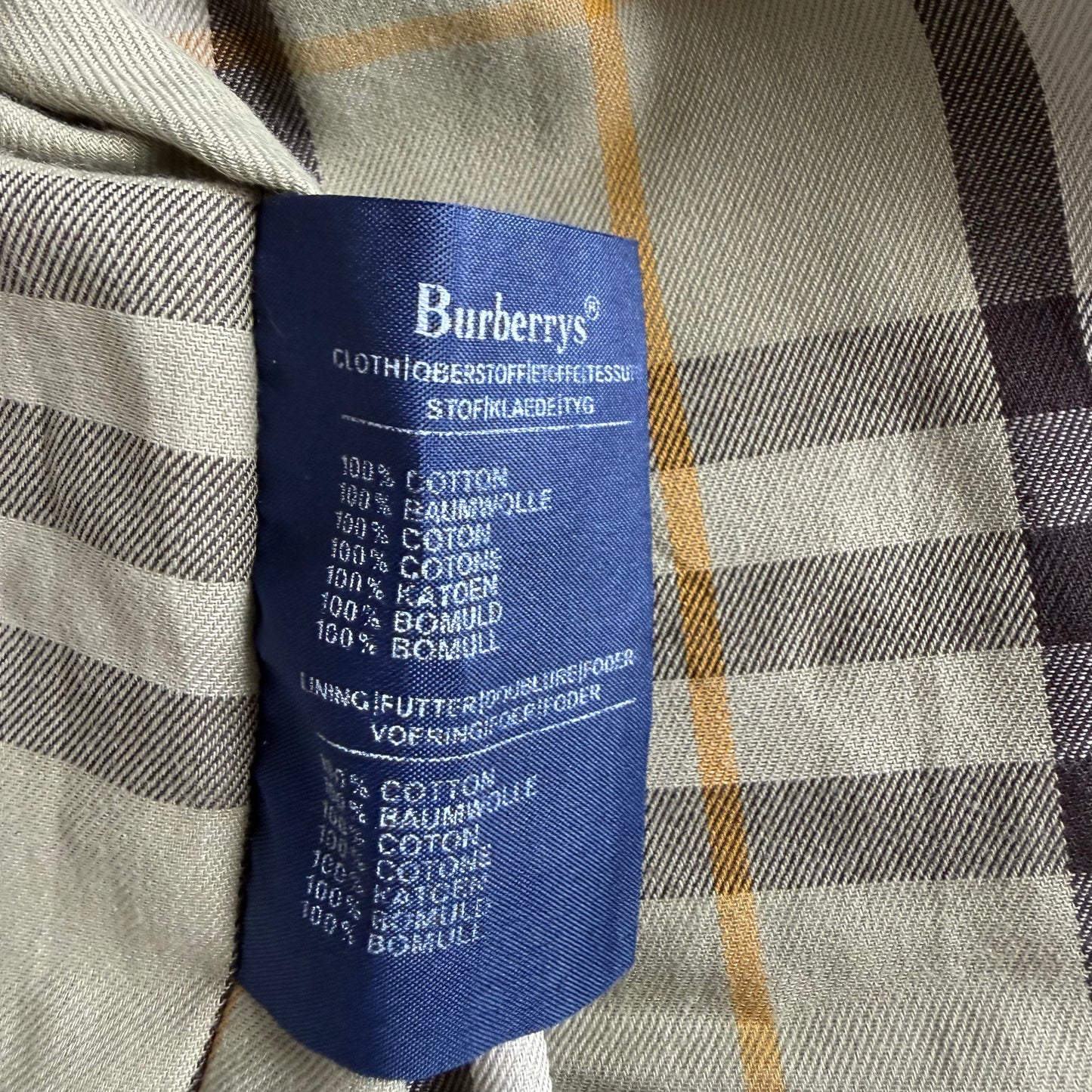 90s Burberry Trench Coat - M