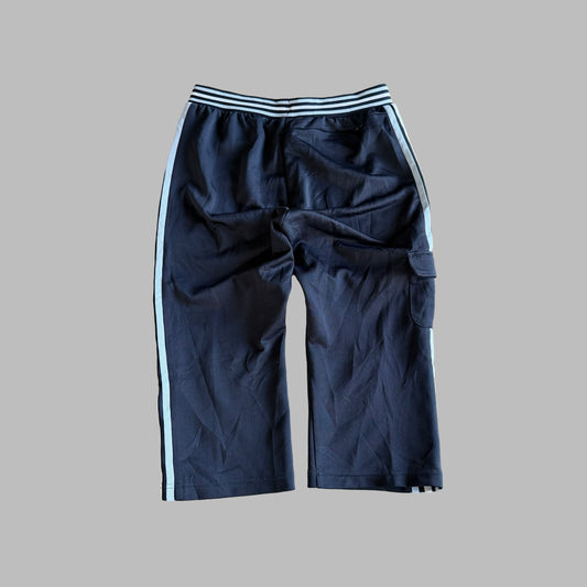 Y2K Adidas Three Stripe Capris - S