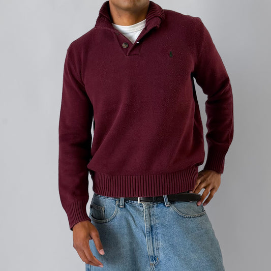 Polo Ralph Lauren Boxy Henley Knit - M
