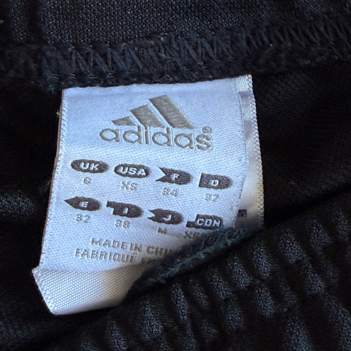Y2K Adidas Striped 3/4 Length Track Pants - S