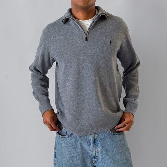 90s Polo Ralph Lauren Boxy Quarter Zip - L