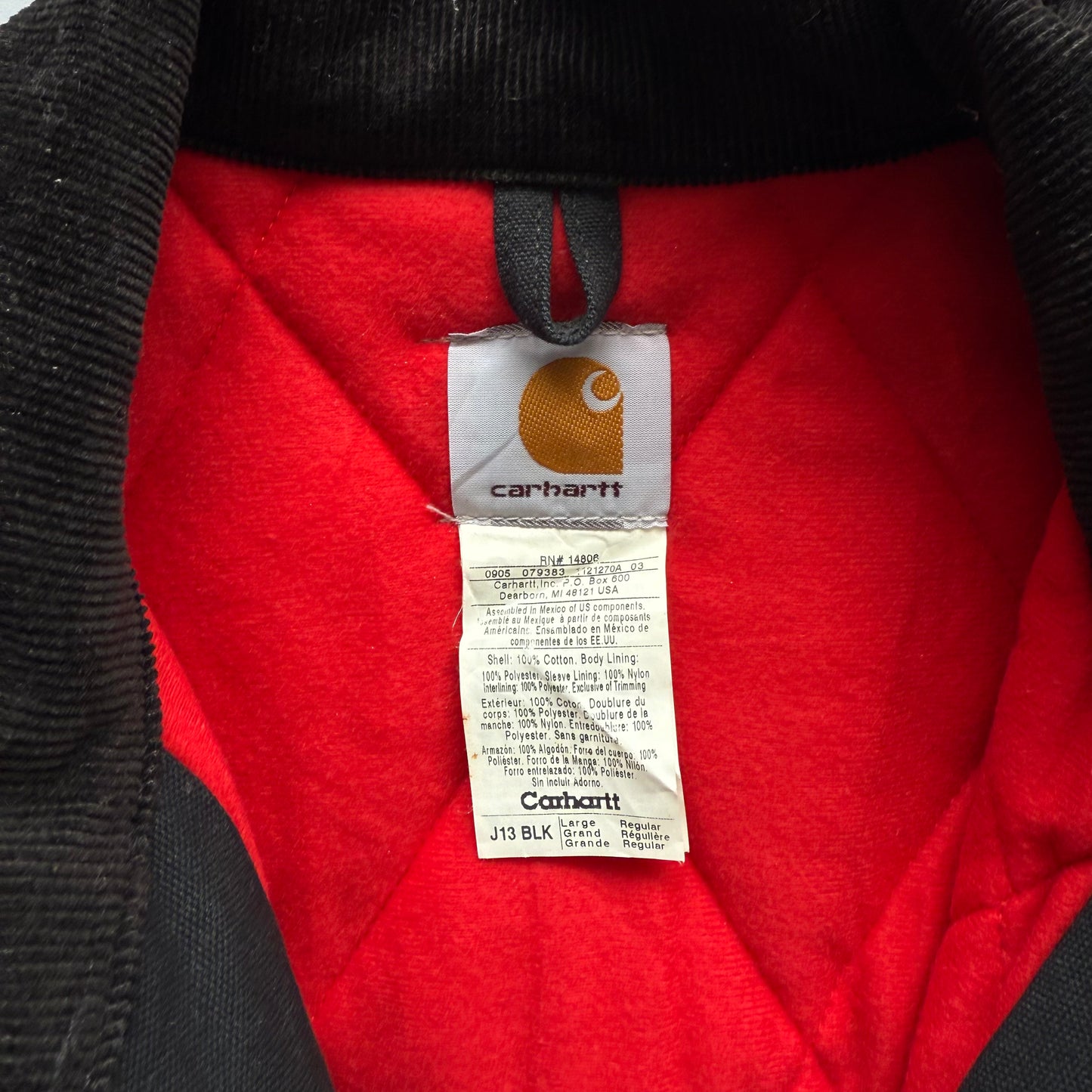 Carhartt Duck Canvas Jacket - Large