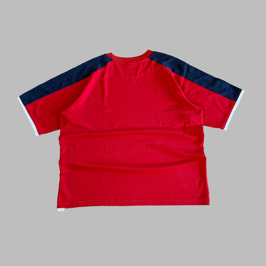 Y2K Nike Heavyweight Striped Tee - XXL