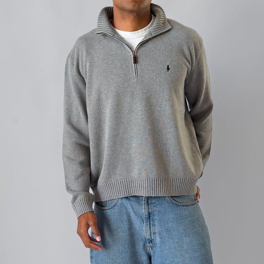 90s Polo Ralph Lauren Heavyweight Quarter Zip - XXL