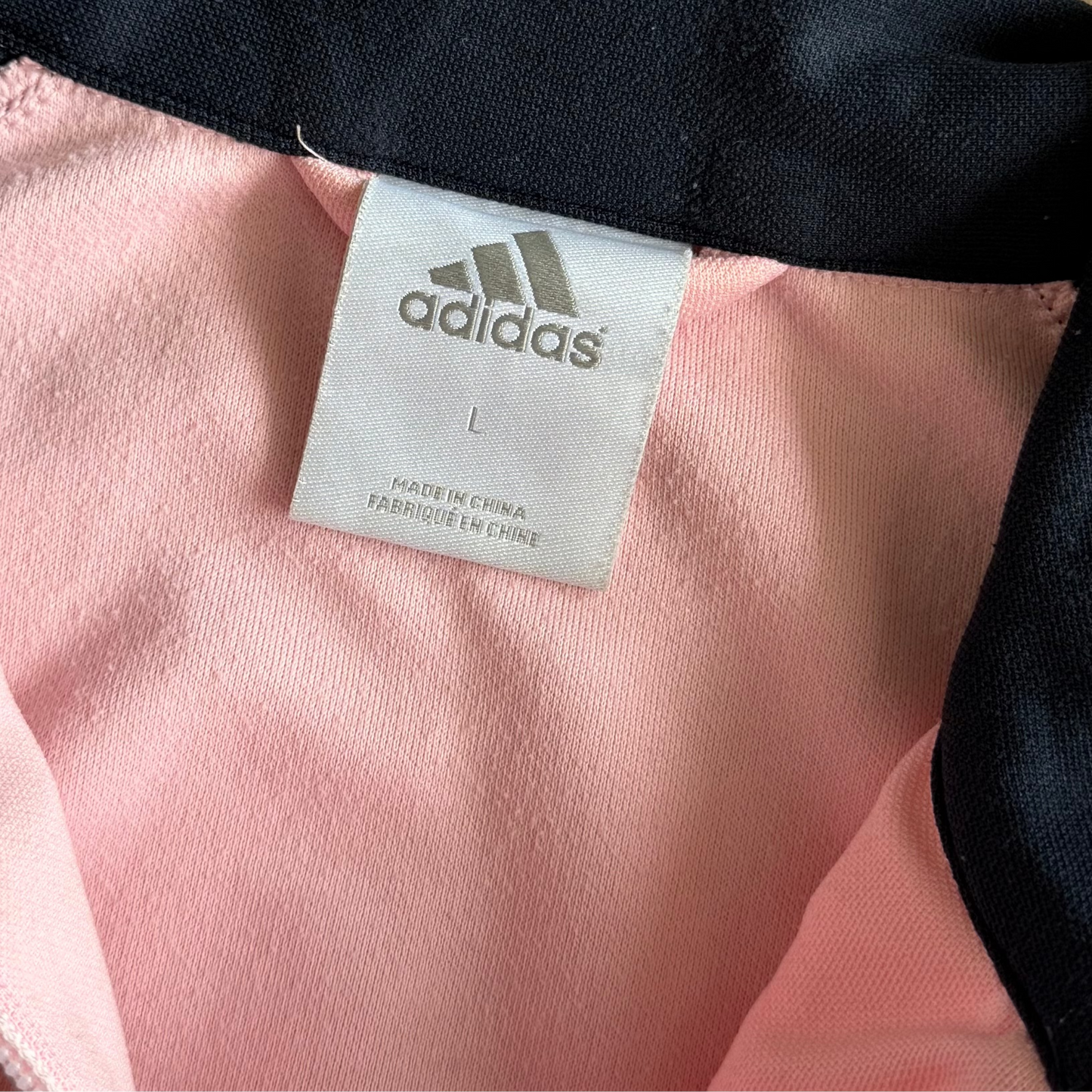 Y2K Adidas Three Stripe Track Jacket - M
