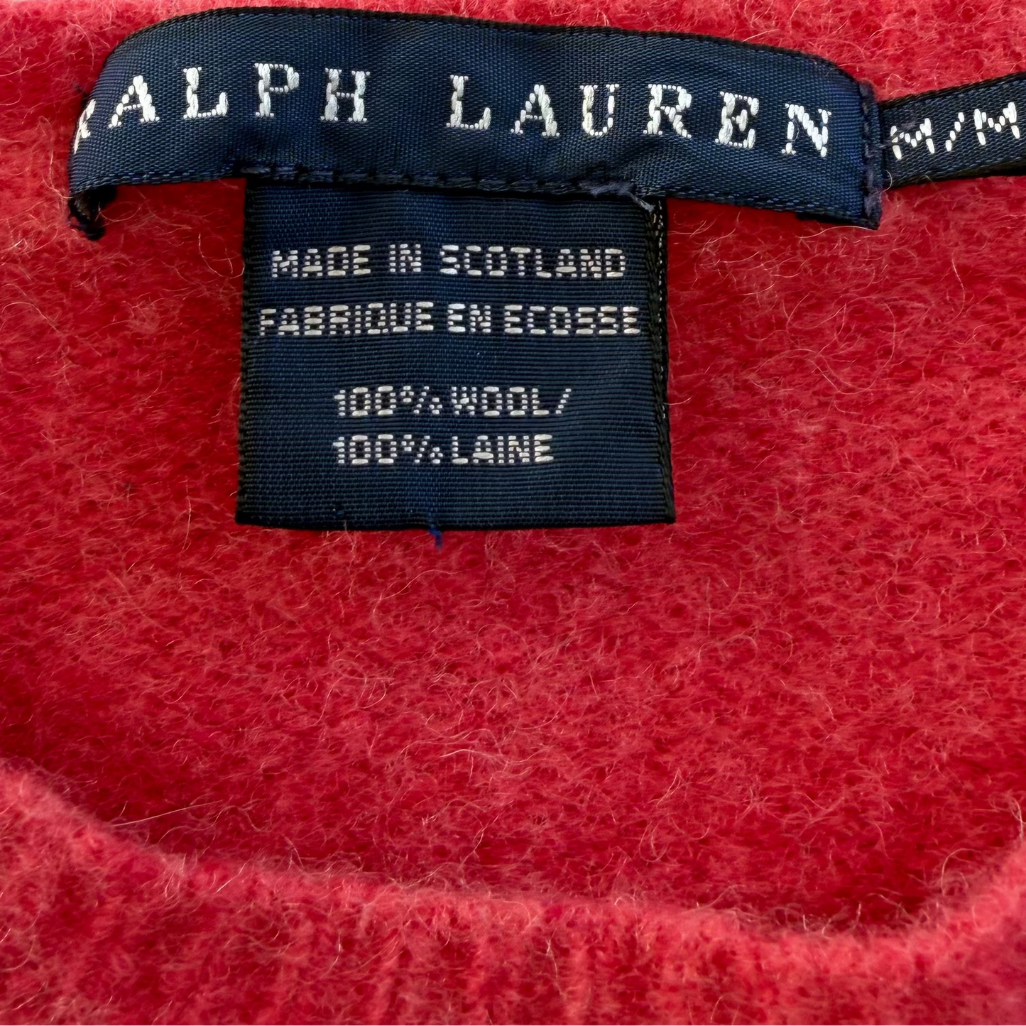 Y2K Polo Ralph Lauren Wool Heavy Knit - XS