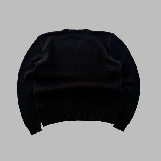 90s Polo Ralph Lauren V-neck Heavy Knit - L