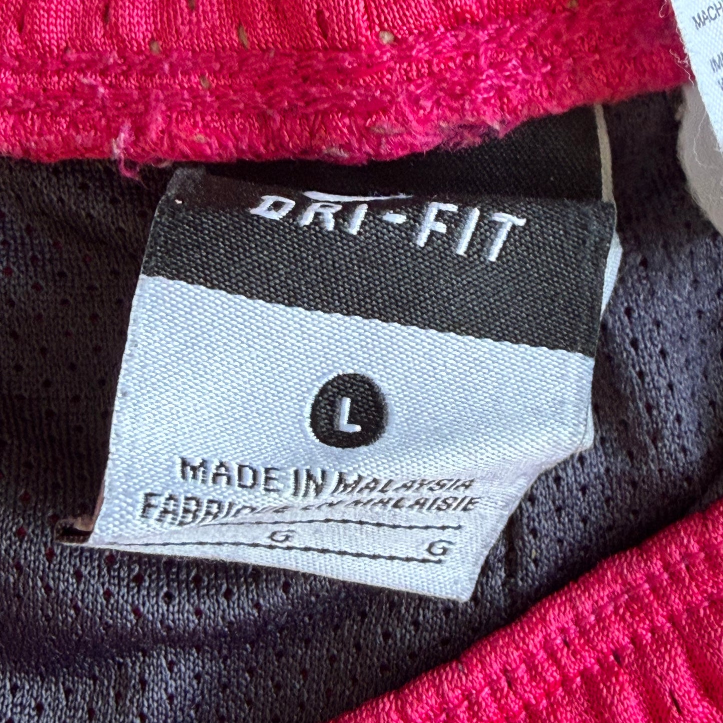 Y2K Nike Striped Basketball Shorts - L