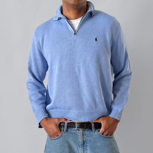 90s Polo Ralph Lauren Heavyweight Quarter Zip - XL