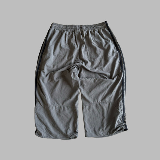 Y2K Adidas Three Stripe 3/4 Length Track Pants - M