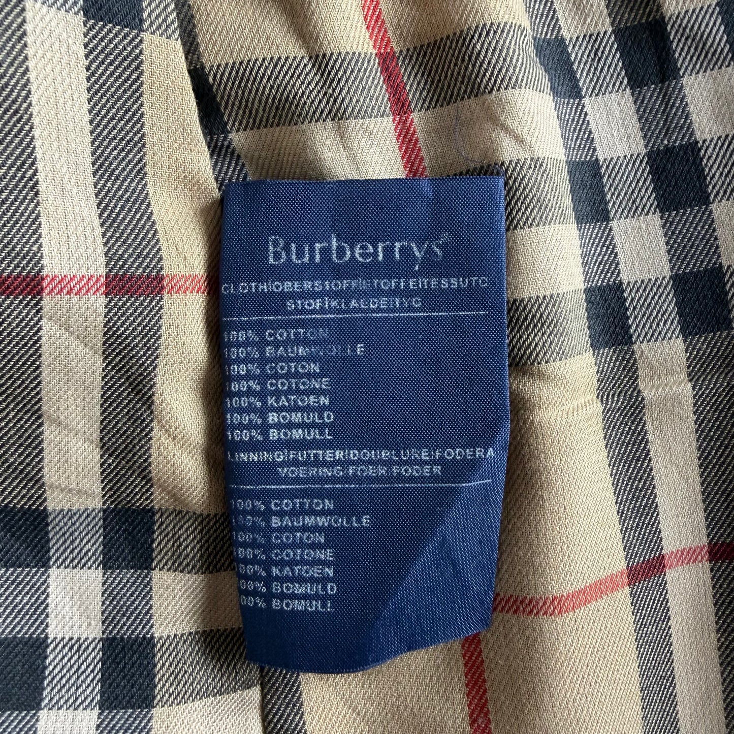 90s Burberry Double Breasted Trench Coat - L