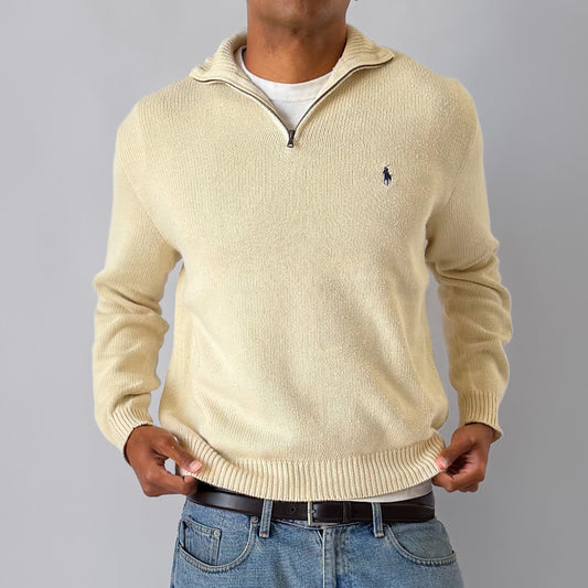 90s Polo Ralph Lauren Quarter Zip - L