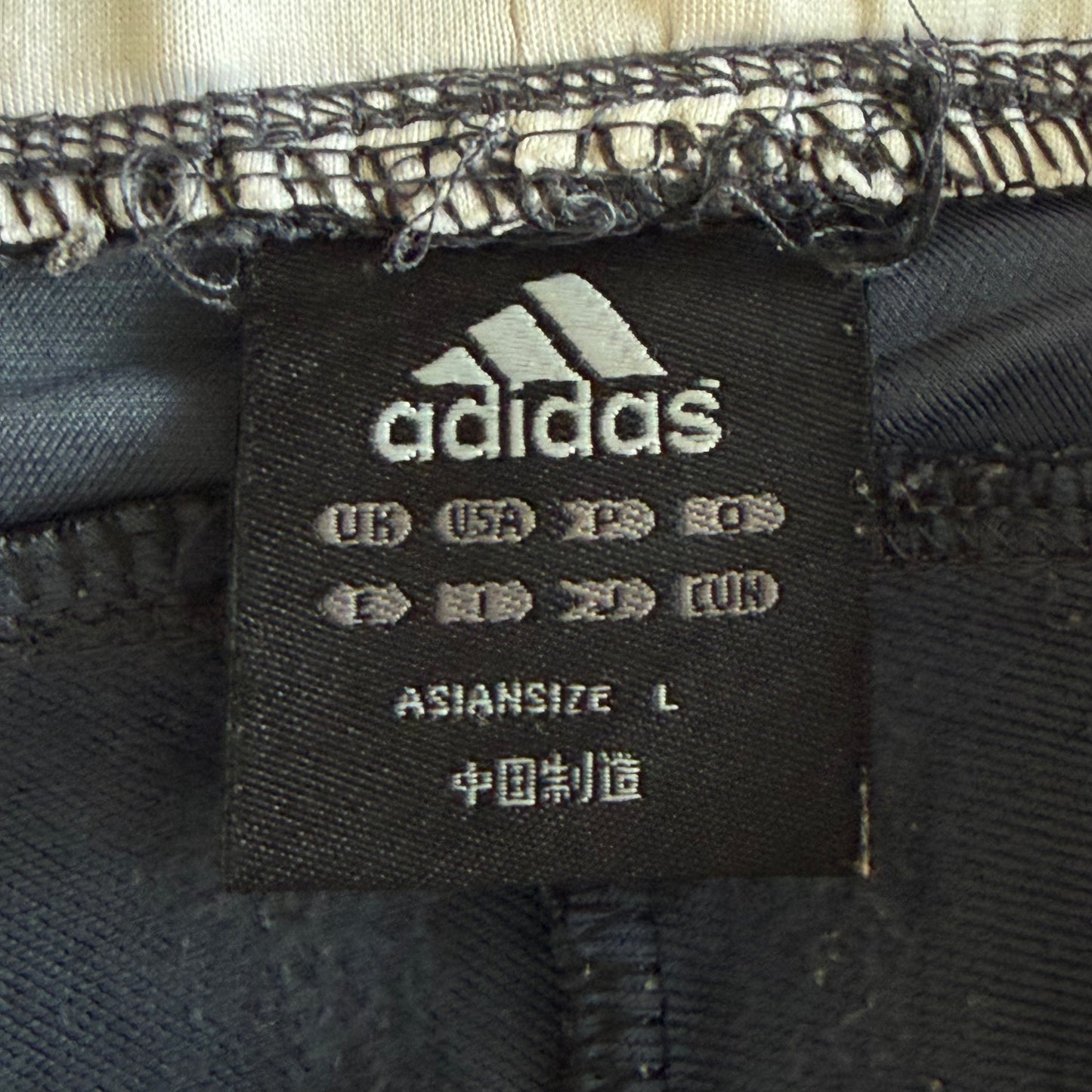 Y2K Adidas Three Stripe Activewear Pants - M