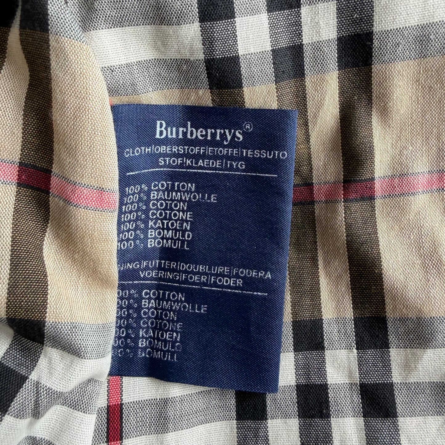 90s Burberry Double Breasted Trench Coat - L