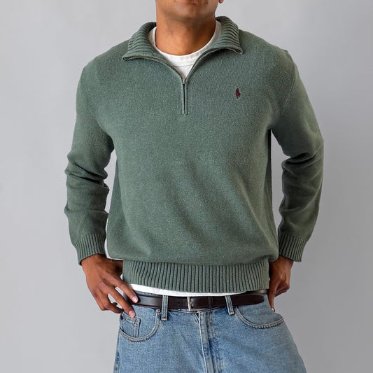90s Polo Ralph Lauren Quarter Zip - L