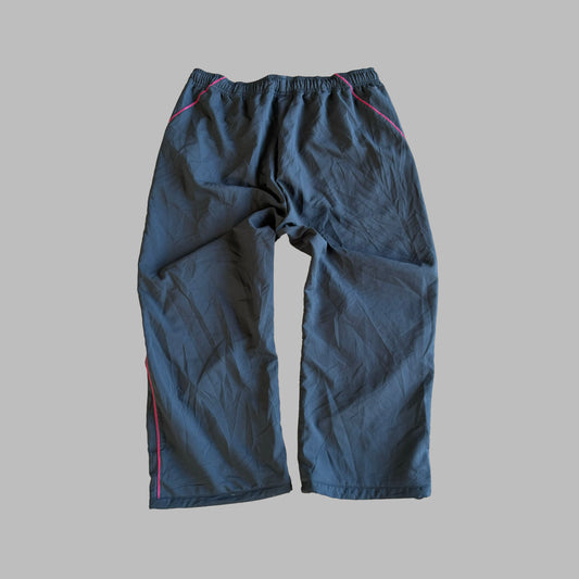 Y2K Nike Striped Baggy Capris - S