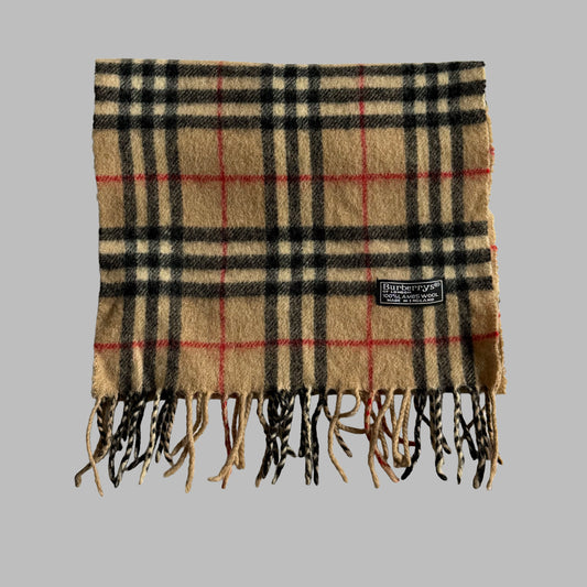 90s Burberry Nova Check Scarf