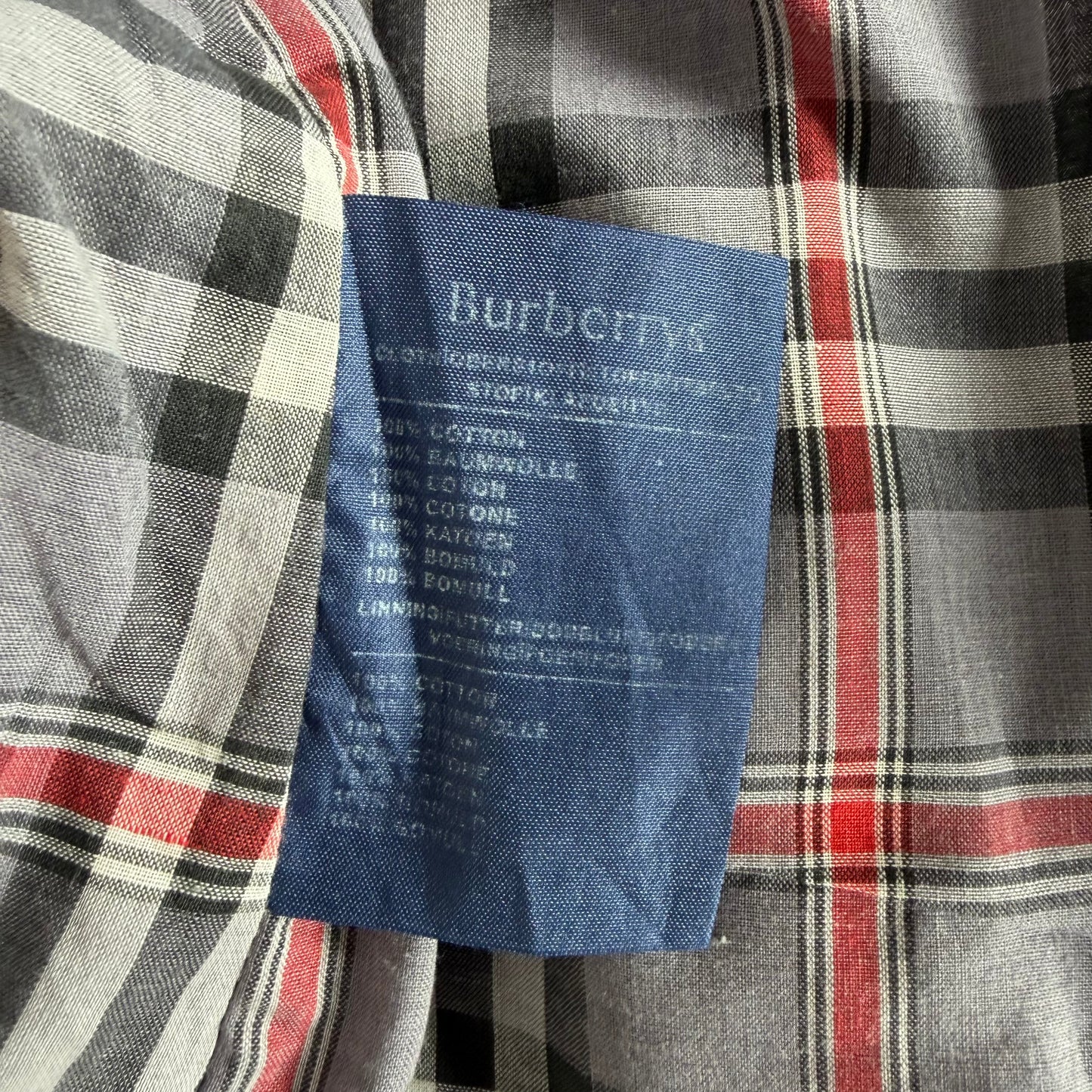 90s Burberry Double Breasted Trench Coat - L