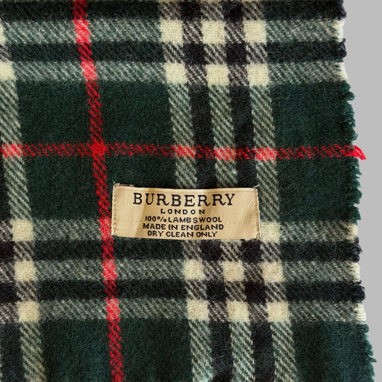 90s Burberry Scarf