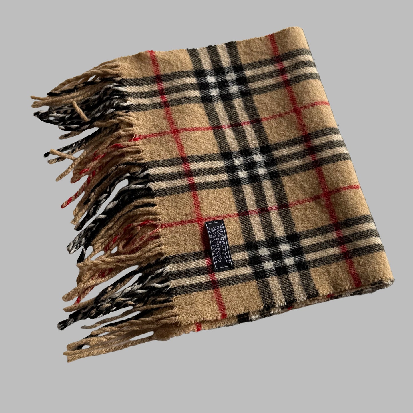 90s Burberry Nova Check Scarf