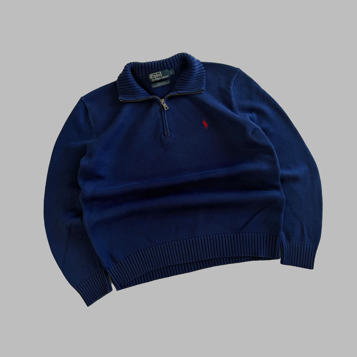 90s Polo Ralph Lauren Quarter Zip - L