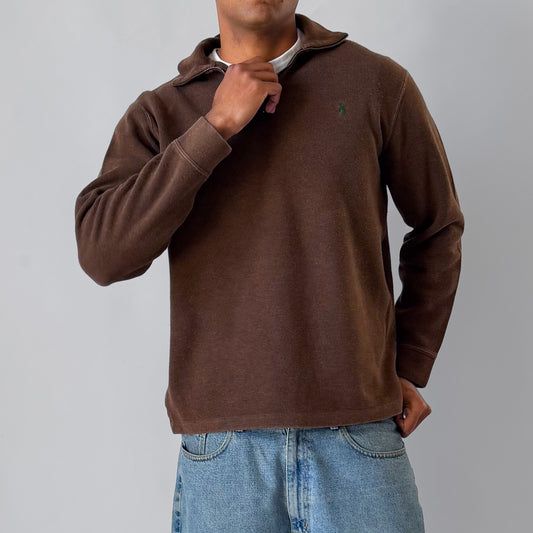 90s Polo Ralph Lauren Quarter Zip - L