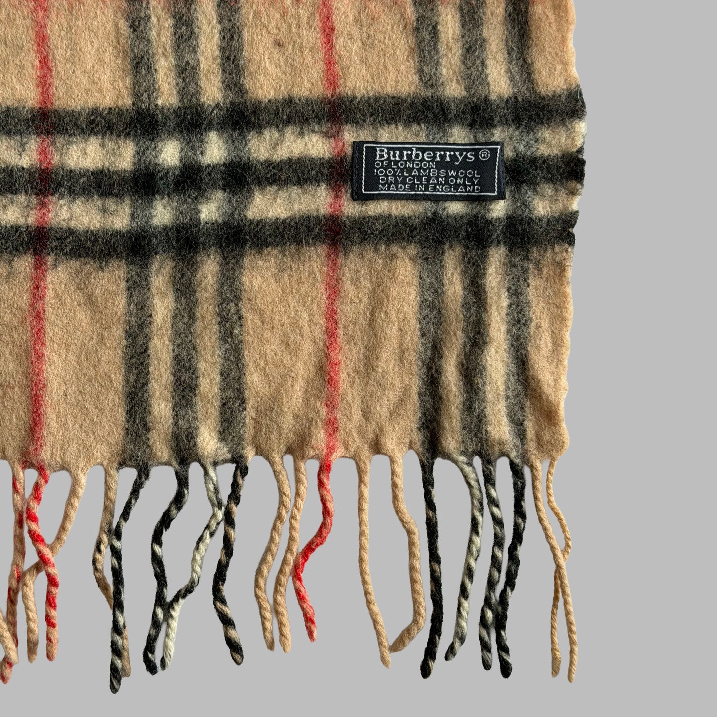 90s Burberry Nova Check Scarf