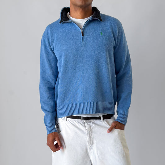 90s Polo Ralph Lauren Quarter Zip - L