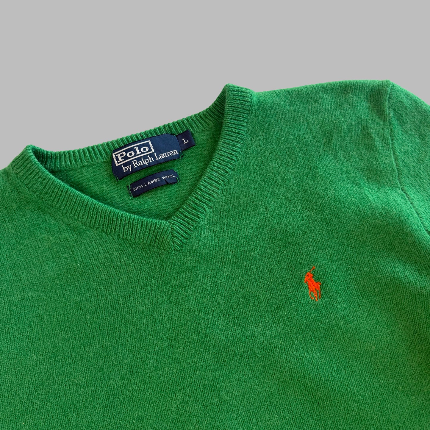 90s Polo Ralph Lauren Lambswool Knit - L