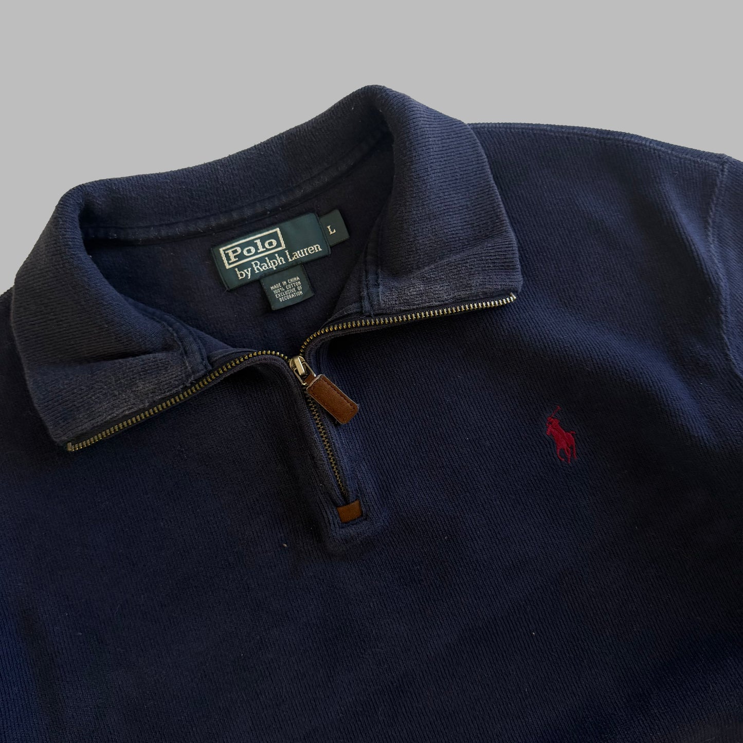 90s Polo Ralph Lauren Quarter Zip - L