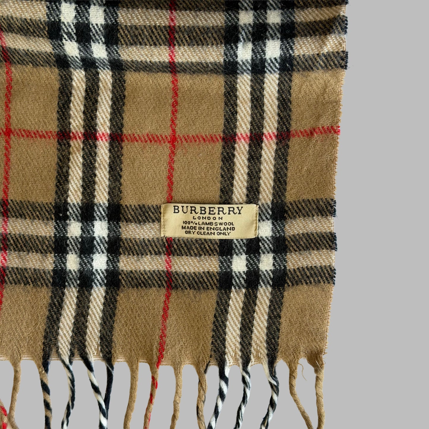 90s Burberry Scarf