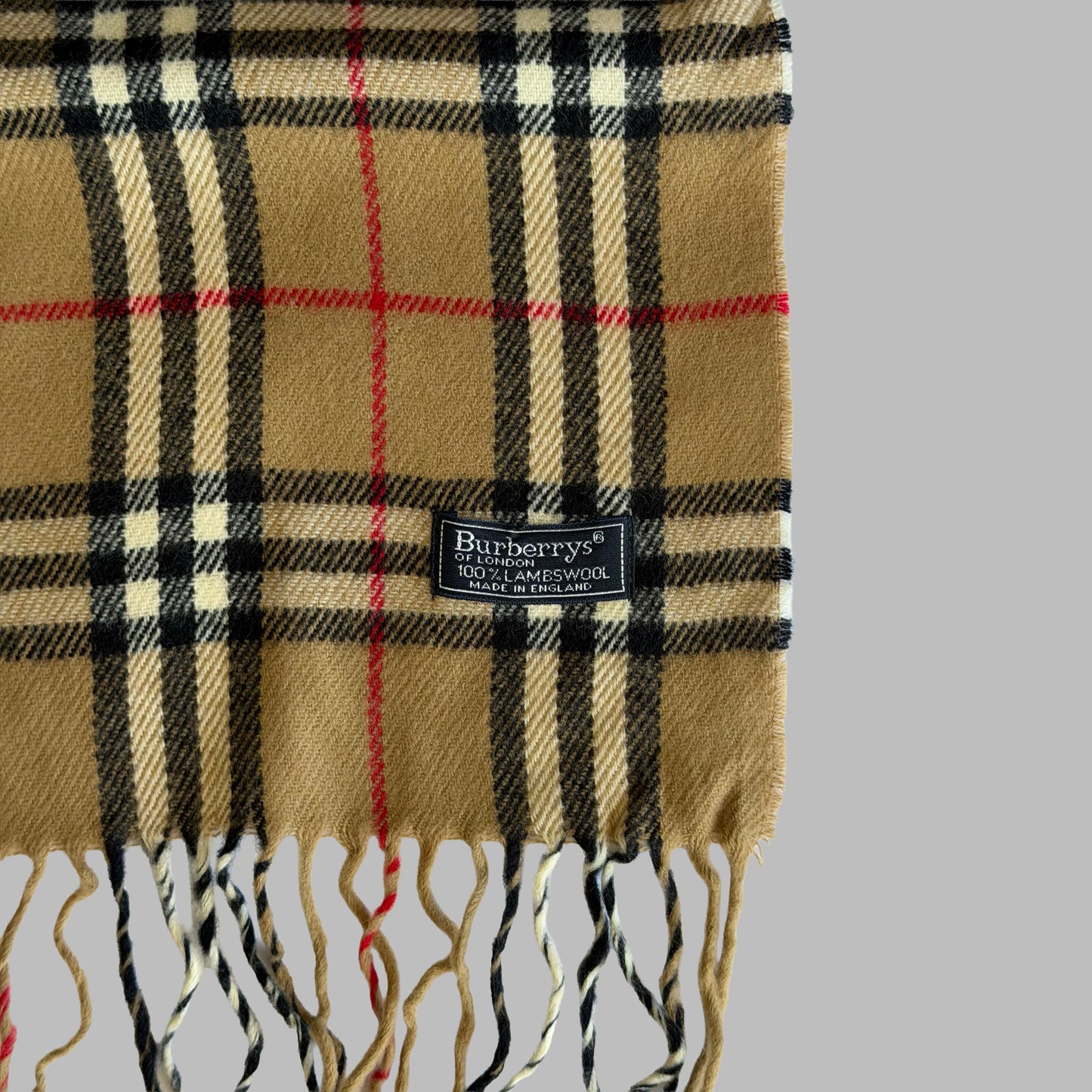 90s Burberry Scarf