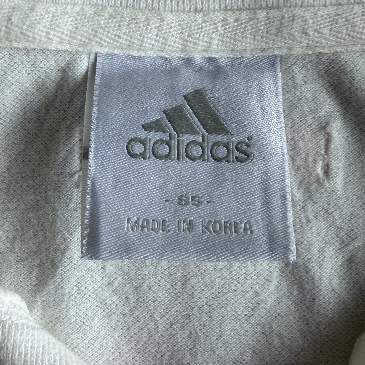 Y2K Adidas Striped Polo Top - S